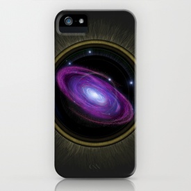 Space Travel - iPhone Case Skin Design by Nicole Cleary