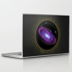 Space Travel - Laptop Skin Design by Nicole Cleary